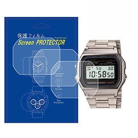 [Set of 3] For A158 / A159 compatible watch LCD TPU protective film, transparency, anti-scratch, anti-bubbles, easy to install (A158 / A159)