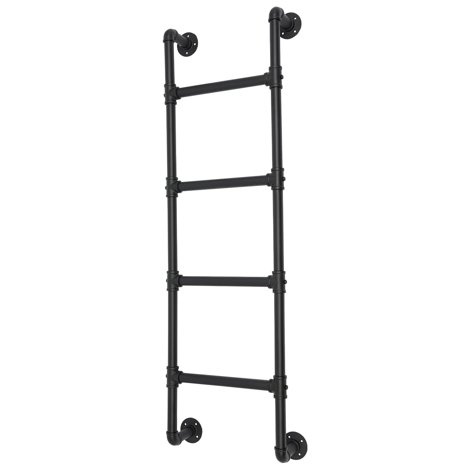 4-Rung Bunk Bed Ladder, 4.1×1.5FTWall Mount Basement Window Well Egress ...