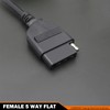 CARROFIX Truck 5 Way Flat Trailer Wiring Connector Flexible Coiled