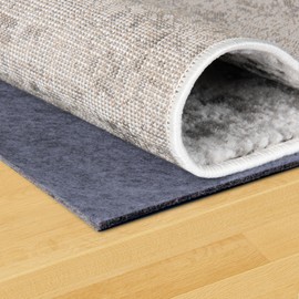 Unique Loom Uni-Luxe Dual Surface Felt and Rubber Non-Slip Rug Pad 1/4" Thick (2' x 4' 11" Runner)