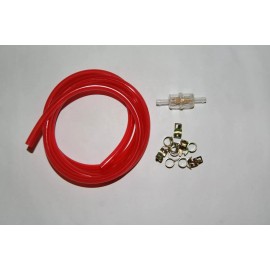 Unbranded GAS FUEL LINE HOSE RED 8MM 50-150CC GY6 SCOOTER ATV GOKART TANK VIP TAOTAO