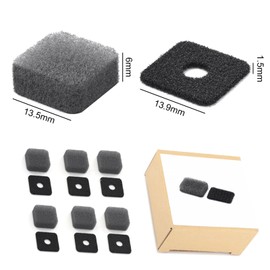 6 Set Mikrofon Windschutz Zubehör für Insta360 X4/X3 Kamera, Mikrofon-Windschutzscheibe Windschaum Outdoor-Windfilter Premium-Abdeckung zur Windgeräuschunterdrückung