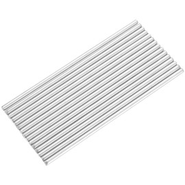 Pack of 15 Round Steel 3 mm x 100 mm, Metal Rod, Stainless Steel Rod, Stainless Steel Rod, Stainless Steel Rods, 3 mm, Bar Steel, Stainless Steel Round Bar for DIY, Model Garden (100 mm)