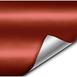 VViViD Copper Satin Chrome Vinyl Wrap Stretch Conform DIY Easy to Use Air-Release Adhesive (1.49ft x 5ft)