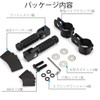 RACEAST M8 Motorcycle Footrest Folding Foot Step Pegs Left and