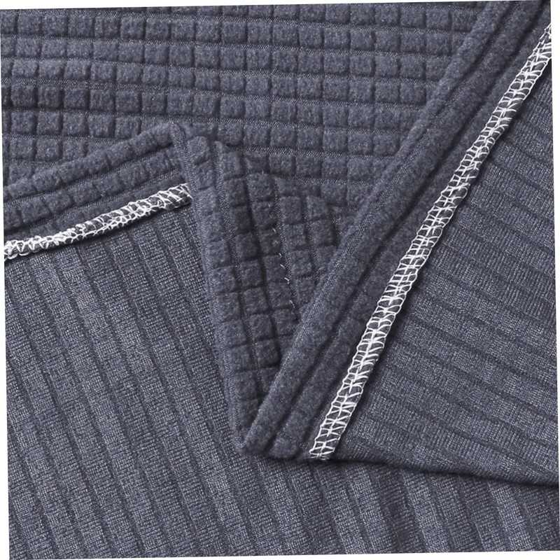 Levemolo 2pcs Dark Grey Elastic Sofa Armrest Protective Towels for