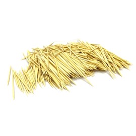 1000 Count Natural Bamboo Toothpicks – Eco-Friendly & Sturdy | Travel & Kitchen Essential | 2.5" Disposable Wooden Picks