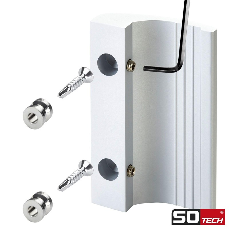 SOTECH Balkontürgriff SEJA Aluminium 82 x 52 x 20 mm
