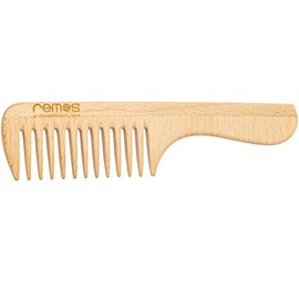 REMOS Holzkamm mit Griff aus heimischem Buchenholz 22 cm mit grober Zahnung