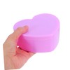 PACKOVE Heart Shaped Jewelry Box for Little with Built Mirror