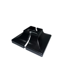 JM Steel. Interlocking Plastic Post Cover Skirt 1" X 1'' for Post and 3.5" X 3.5" for Base.