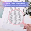 Lakei Magnifying Glass,10X 30X Handheld Reading Magnifying Glass， 75mm Shatter