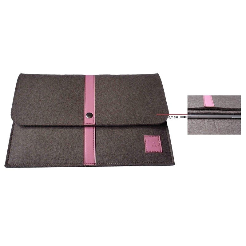Dealbude24 Beautiful Felt Wool Bag for ASUS E203MA / 2019