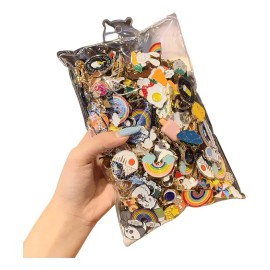 Savefree Paquete 20 Pines Pack Broches Metalicos Pines Kawaii Al Azar Animal