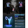 Fitense LED Reflective Running Vest with Phone Holder, 5 Colors