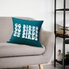 Mancheng-zi Trendy Groovy Go Birds Football Pillow Covers,Football Throw Pillow