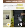 LAND·VOI Locking Wall-Mount Mailbox for Outside, with 4 Keys, Galvanized