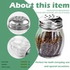 1st Choice Salt and Pepper Shakers with Stainless Tops Set