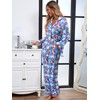 Famulily Womens 2Pc Pyjamas Set Classic Check Pattern Leisure Suits