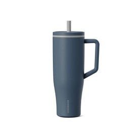 KISSKIND 40oz Leakproof Tumbler 1PC - Stainless steel insulated travel drinkware:_Blue