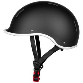 VINZ Aragon Bicycle Helmet, Robust City Helmet for City Traffic, Lightweight and Individually Adjustable, Urban Bicycle Helmet for Adults, Matt Black