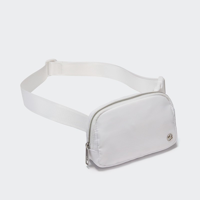 Pander - Riñonera para mujer, con correa ajustable, Blanco puro