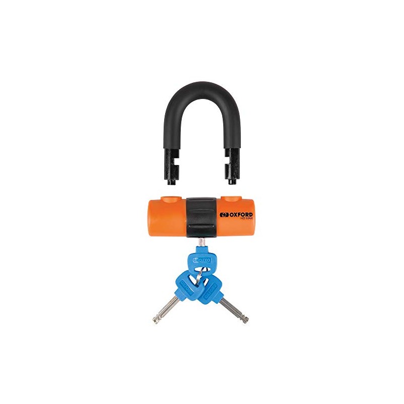 Oxford Motorcycle Security HD Max Brake Disc Lock Orange Sold