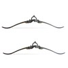 Kesywale Pack of 2 Bow Hanger Wall Mount Adjustable Bows