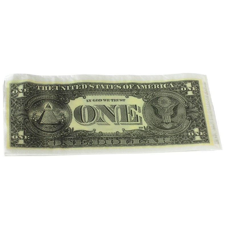 CUCUBA 10 Napkins Double Veiled Party Birthday Theme Banknote 1