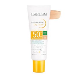 Bioderma, Protector Solar en Gel, Photoderm Dry Touch Tono Claro, FPS50, Control Brillo, Reduce Imperfecciones, 40ML