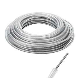 fifibang Trimmer Line Mowing Line, 2.4 mm x 50 m Steel Mowing Line Threads, Grass Trimmer Line for Garden Grass Trimmer (2.4 mm x 50 m)