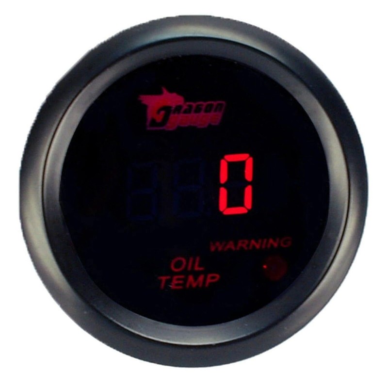 Tiny Force 2" 52mm Red Digital LED Light Oil Temperature