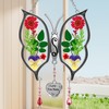 KY&BOSAM Gifts for Nana Suncatchers for Windows Butterfly I Love