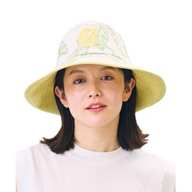 Kashira TKU00375 Women's Wide Brim Hat, Washable, UV Protection, Daily Casual, Spring and Summer, Denim Cotton, Adjustable Size, green