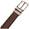 Perry Ellis Men's Burnished Edge Belt, Brown, 36