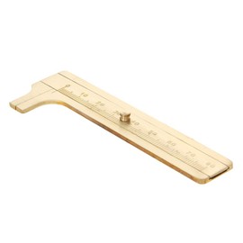 Utoolmart Brass Vernier Caliper Ruler Measuring Tool 80mm, for Measuring Gemstones and Other Jewelry Components