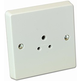 2 A ungeschaltete Steckdose | Schalter/Steckdosen, Schalterbereiche, elektrisch, 1 x Menge – 7046