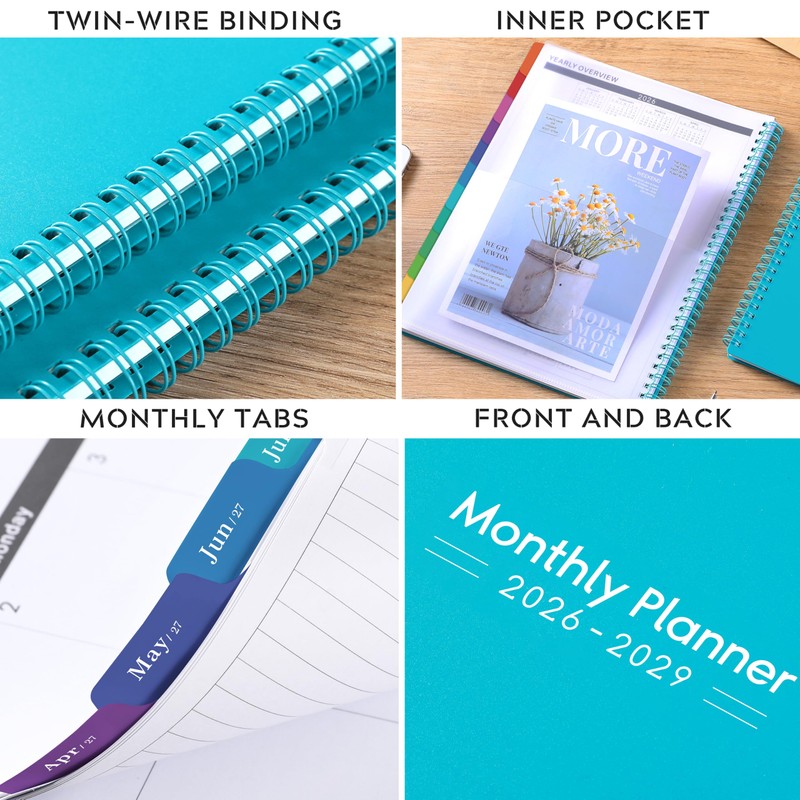 2026-2029 Monthly Planner/Calendar - 3 Year Monthly Planner 2026-2029, Jul.2026
