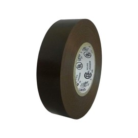 ALLTAPESDEPOT Professional Electrical Tape Electrical Tape ULCSA Listed CORE. Utility Vinyl Rubber Adhesive Electrical Tape 34inch X 66 Flame Retardant 1 ROLL Browm Brown