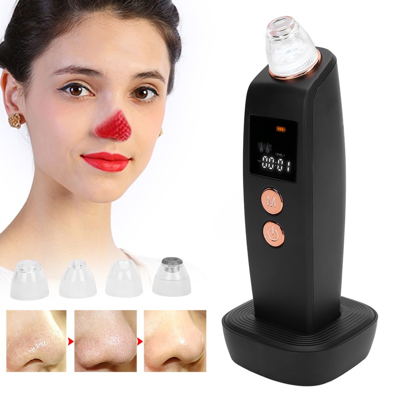 Visual Electric Blackhead Removal Machine Adjustable Vacuum Suction Face Pore