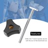 ZDSFSD 2 Set T Screw and M8 Plastic Handle,Metal Quick