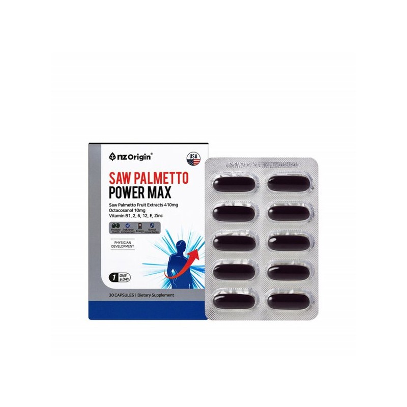 쏘팔메토 옥타코사놀 소팔메토 로르산 비타민B 아연 전립선 1통 Saw Palmetto