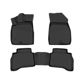 OMAC Floor Mats Liner for Buick Envision 2021-2024 Black TPE All-Weather 3 Pcs