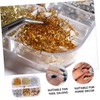 Healvian Nail Art Stickers Sequins for Manicure Painting Safe Material