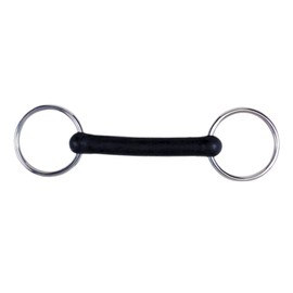Loose Ring Rubber Mouth Snaffle Durable Horse Bit (5 Inchs)