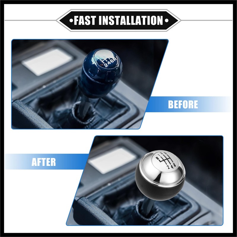 Hihaha 6 Speed Manual Gear Shift Knob Compatible for Mini
