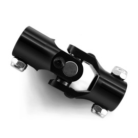 RABROPAR 17mm DD x 3/4" DD Steering U Joint Steering Shaft Universal Joint Coupling Black, 3-3/4" Overall Length 1-5/8" Outside Diameter