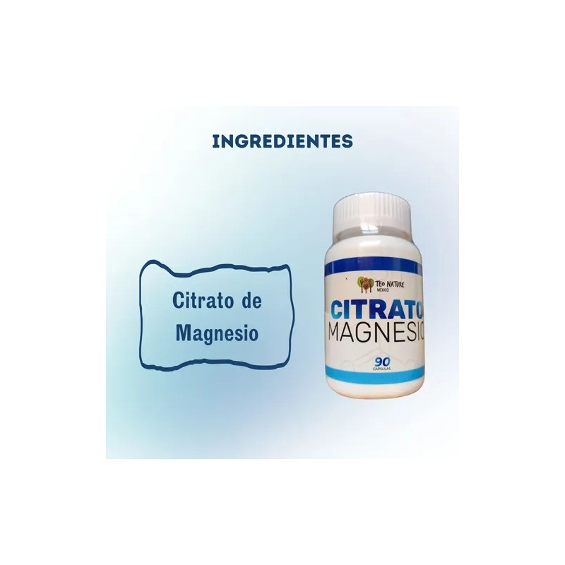 Citrato Magnesio Teo Nature Presión Calambres Fatigas