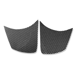 UOADA for Nissan 370Z Z34 2009-2020 Real Carbon Fiber Door Inner Handle Bowl Cup Cover Trim Decoration Car Interior Accessories 2PCS Ⅱ