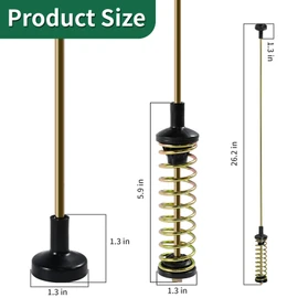 Upgraded DC68-03172C Suspension Rod Replace DC68-03172D,DC97-05280W,DC97-16350D,DC68-03172B-03 Fit for Washer WA50R5200AW,WA50R5400AW, WA50R5400AV,WA45T3200AW